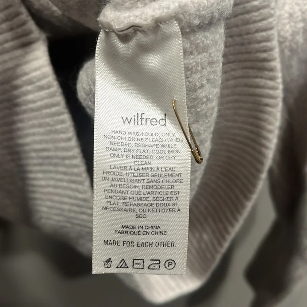 Wilfred  small button up knit sweater - Picture 3 of 4
